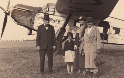 Jakob, Ruth (Tochter von Else), Elisabeth und Johanna Geißmar, ca. 1935/36