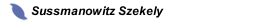 Sussmanowitz Szekely